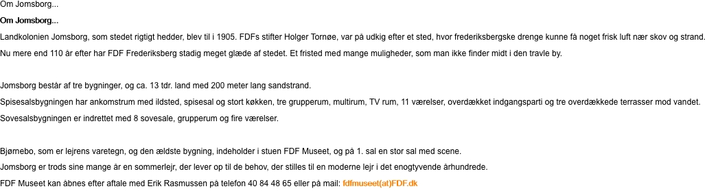Om Jomsborg...